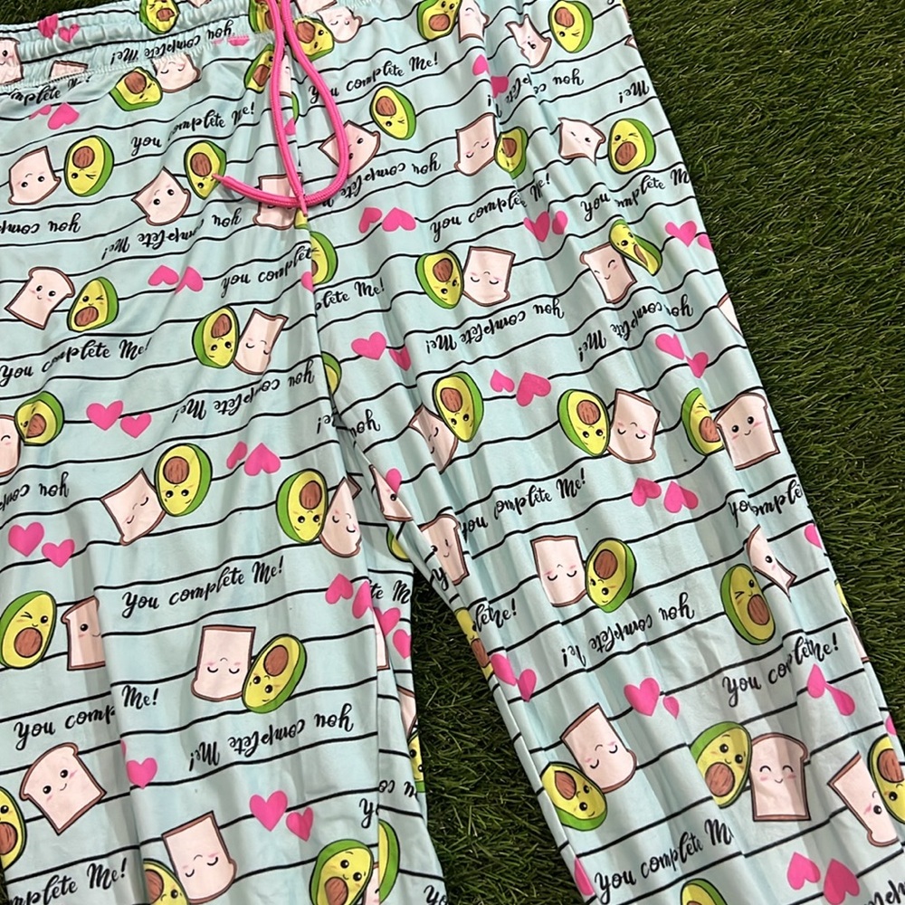 Women’s Briefly Stated Pajama Pants / Avocado Toast - Picture 2 of 3